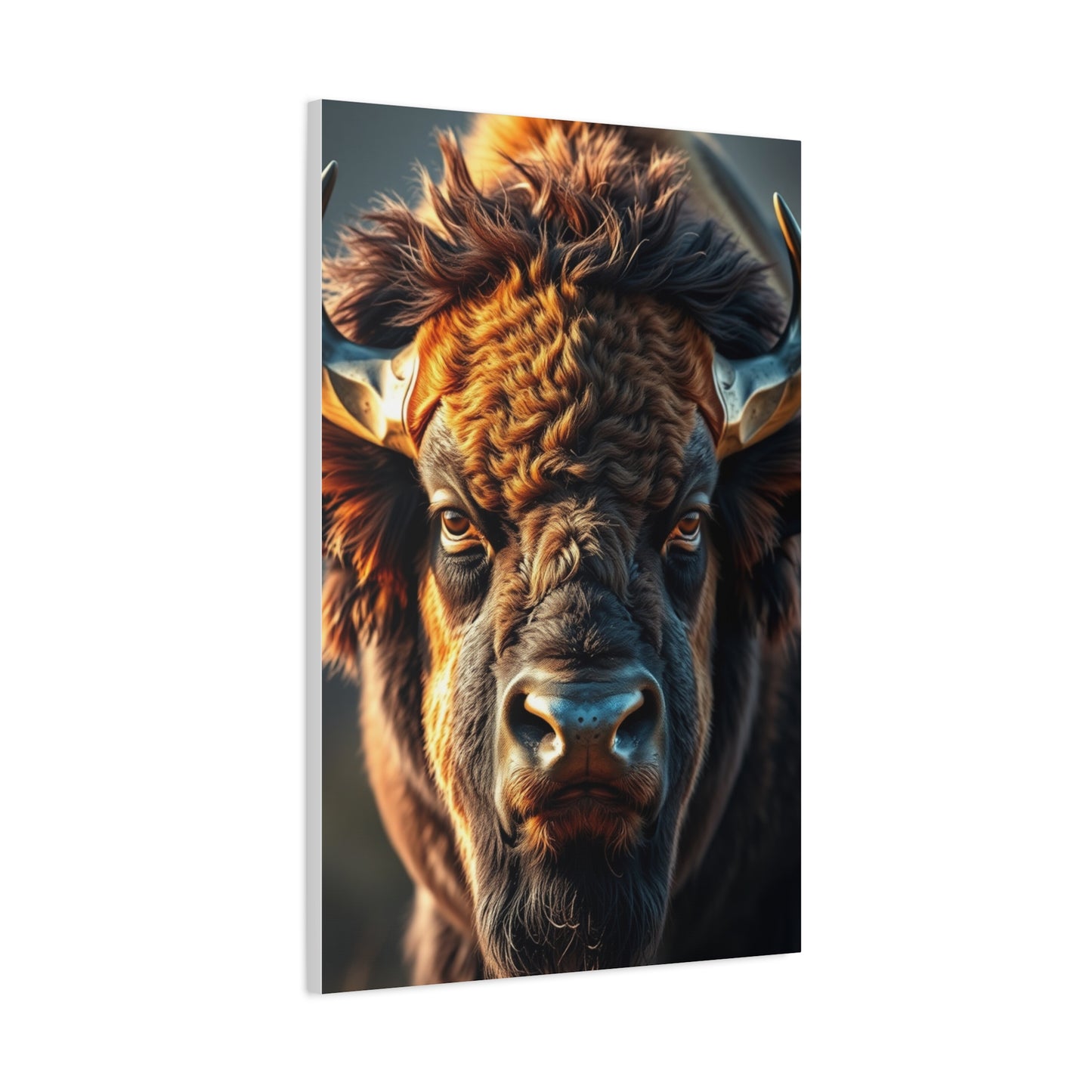 Bison Majesty Canvas Wall Art & Canvas Print