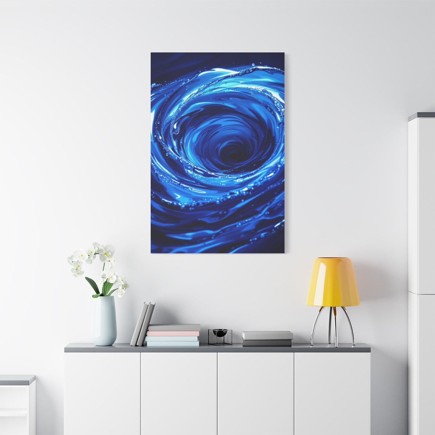 Blue Ocean Whirlpool Vortex Wall Art & Canvas Prints