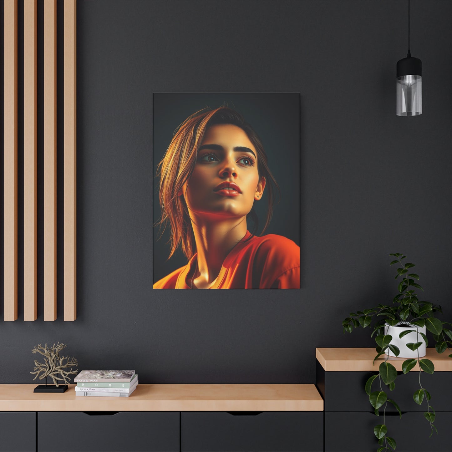Supreme Pop of Orange Art Collection Wall Art & Canvas Print