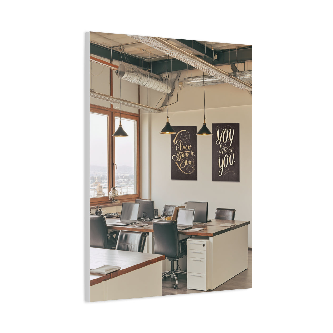 Modern Typography Motivational Wall Art & Canvas Print