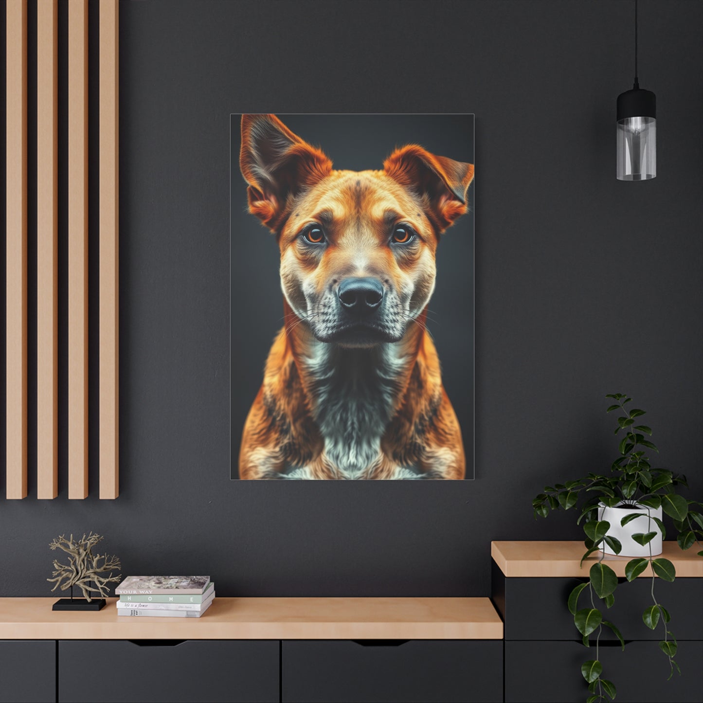 Canine Elegance Portraiture Wall Art & Canvas Print