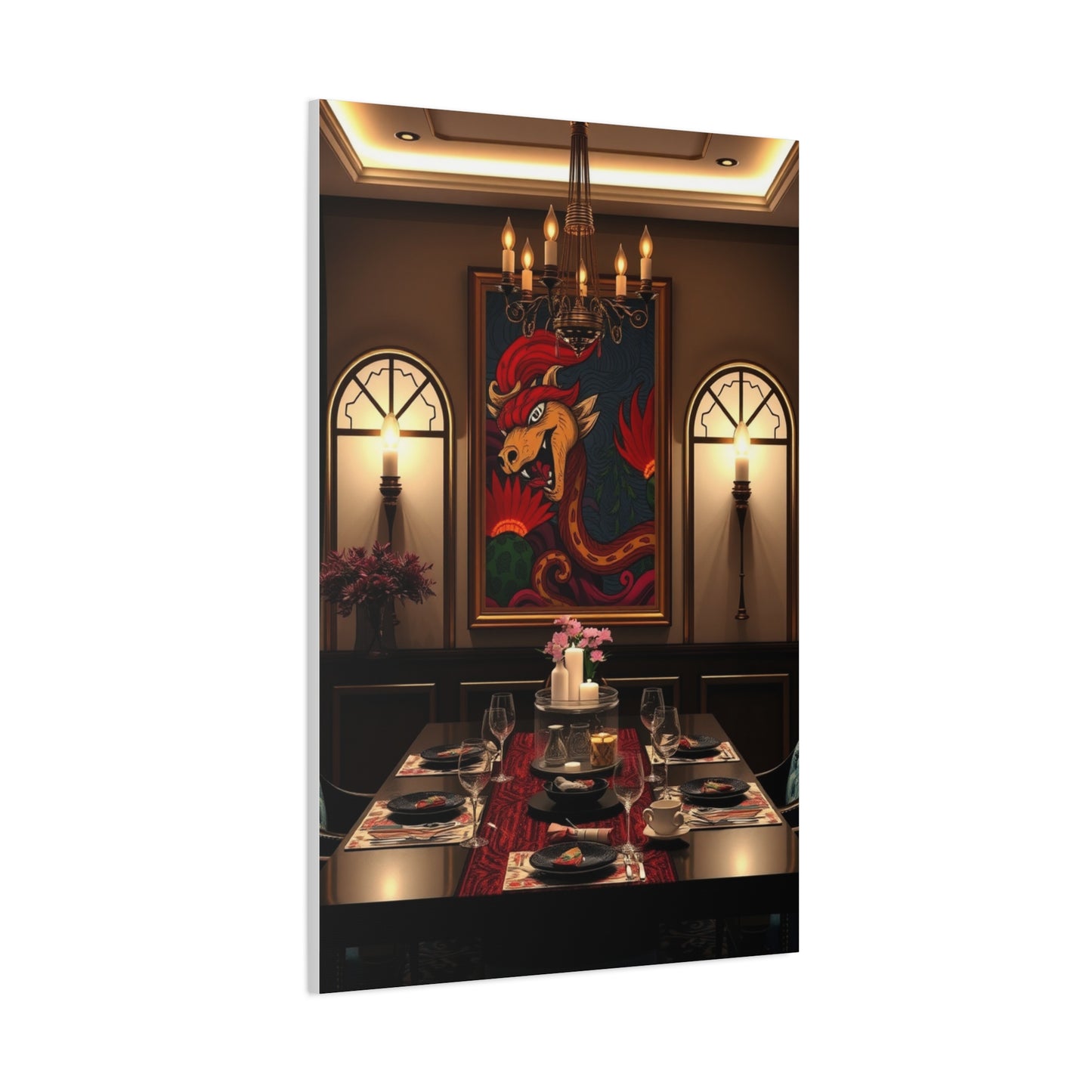 Gastronomic Elegance Canvas Wall Art & Canvas Print