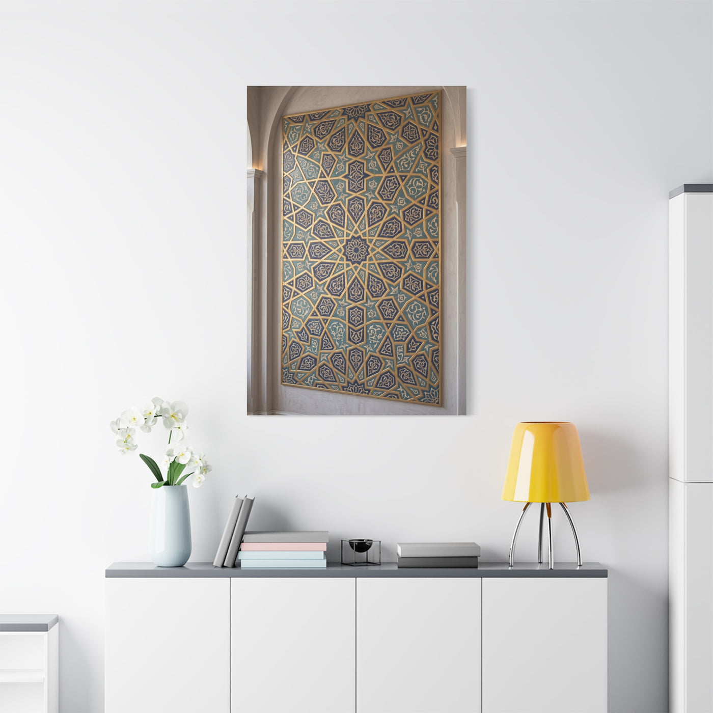 Islamic Geometric Star Pattern Wall Art & Canvas Print