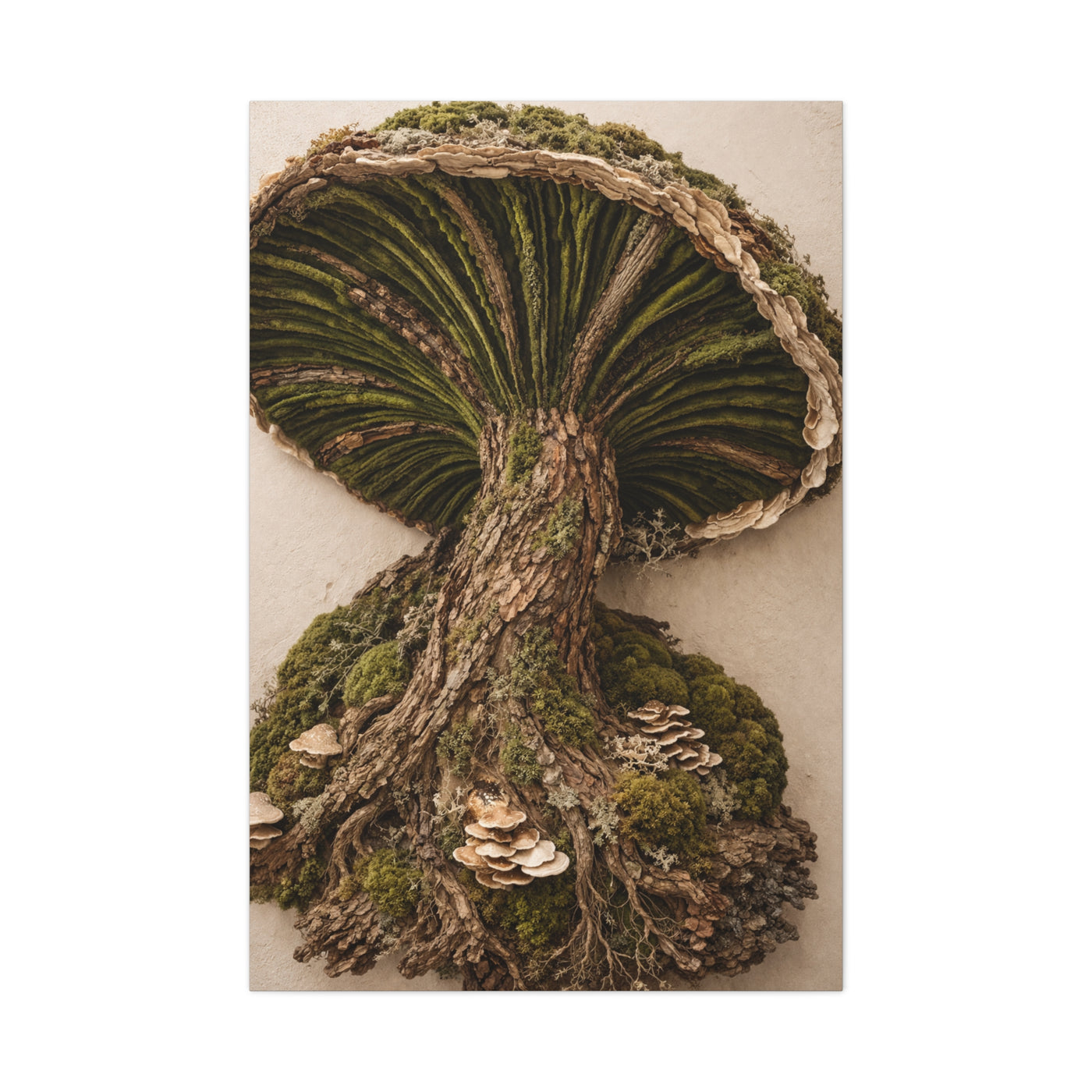 Giant Forest Biophilic Relief Sculpture Wall Art & Canvas Print