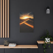 Golden Desert Sunrise Dunes Wall Art & Canvas Prints
