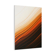 Flowing Amber Gradient Abstract Wall Art & Canvas Prints