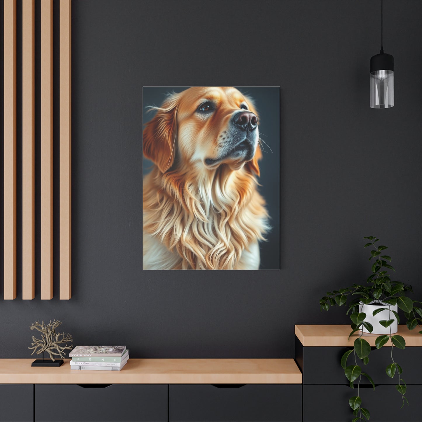 Golden Retriever Art Luxury Canvas Wall Art & Canvas Print