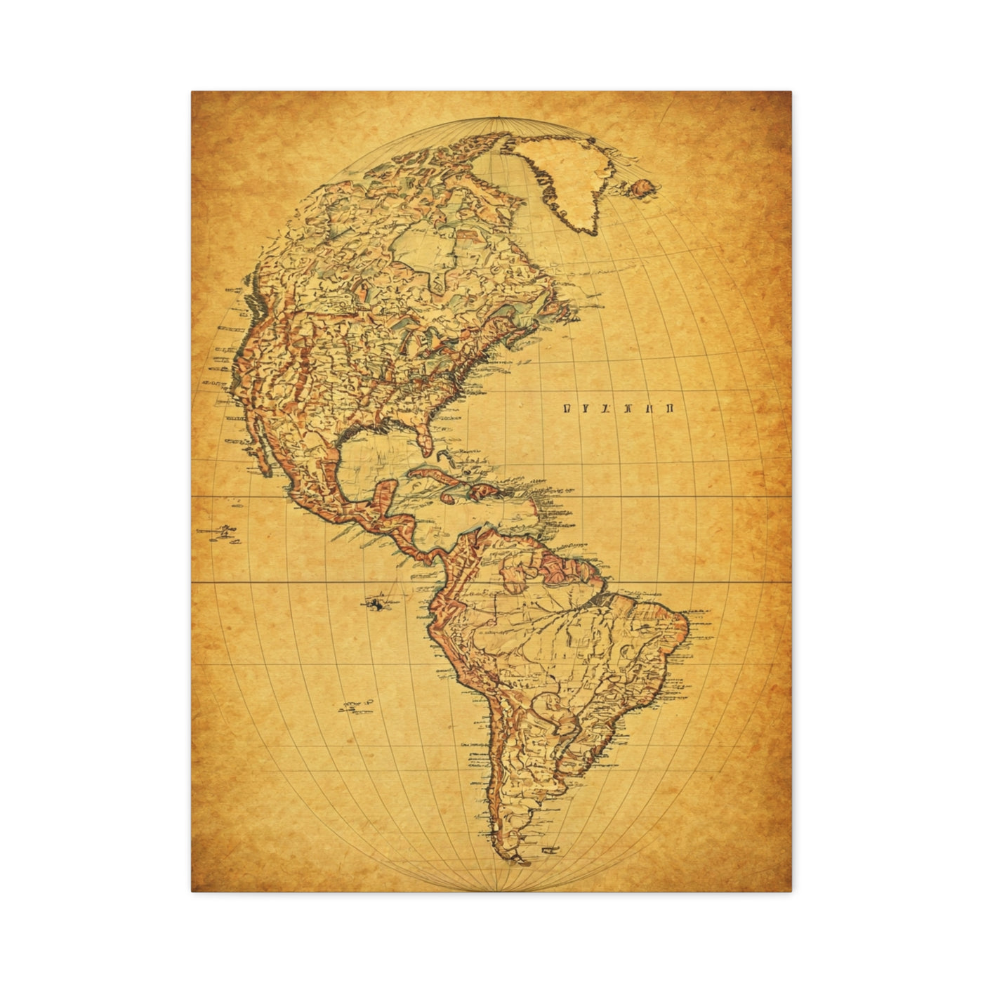 Nautical Ship Map Antique Wall Art & Canvas Prints