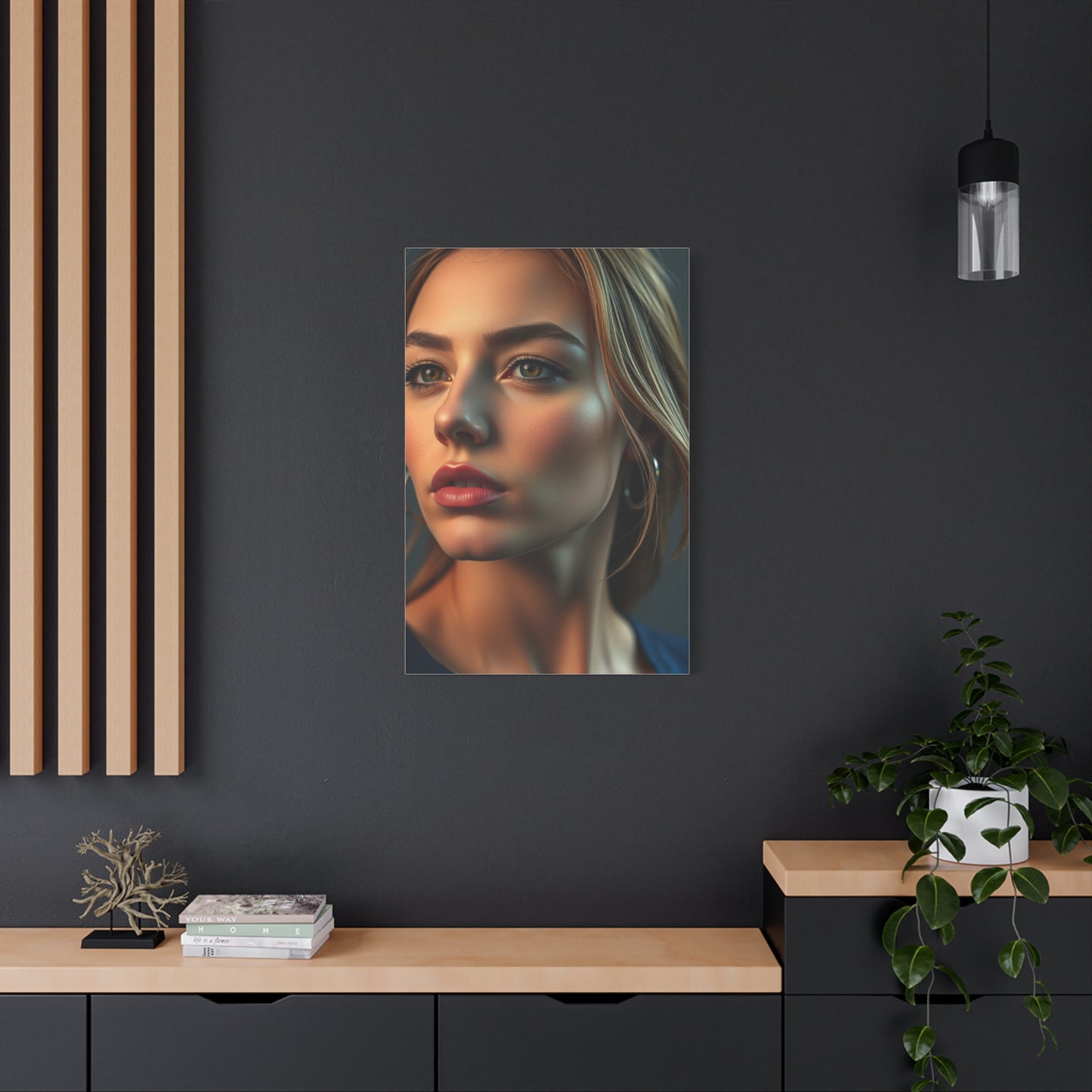 Azure Serenity Canvas Wall Art & Canvas Print