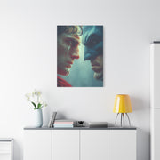 Batman vs Superman Intense Close-Up Poster Wall Art & Canvas Print