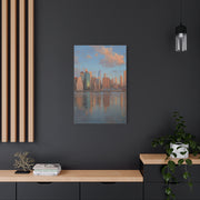 New York Skyline Morning Reflection Wall Art & Canvas Print