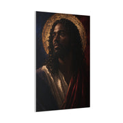 Christ with Golden Halo Contemporary Portrait Wall Art & Canvas Print