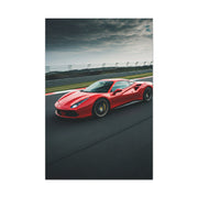 Ferrari 488 GTB Racing Line Precision Wall Art & Canvas Prints