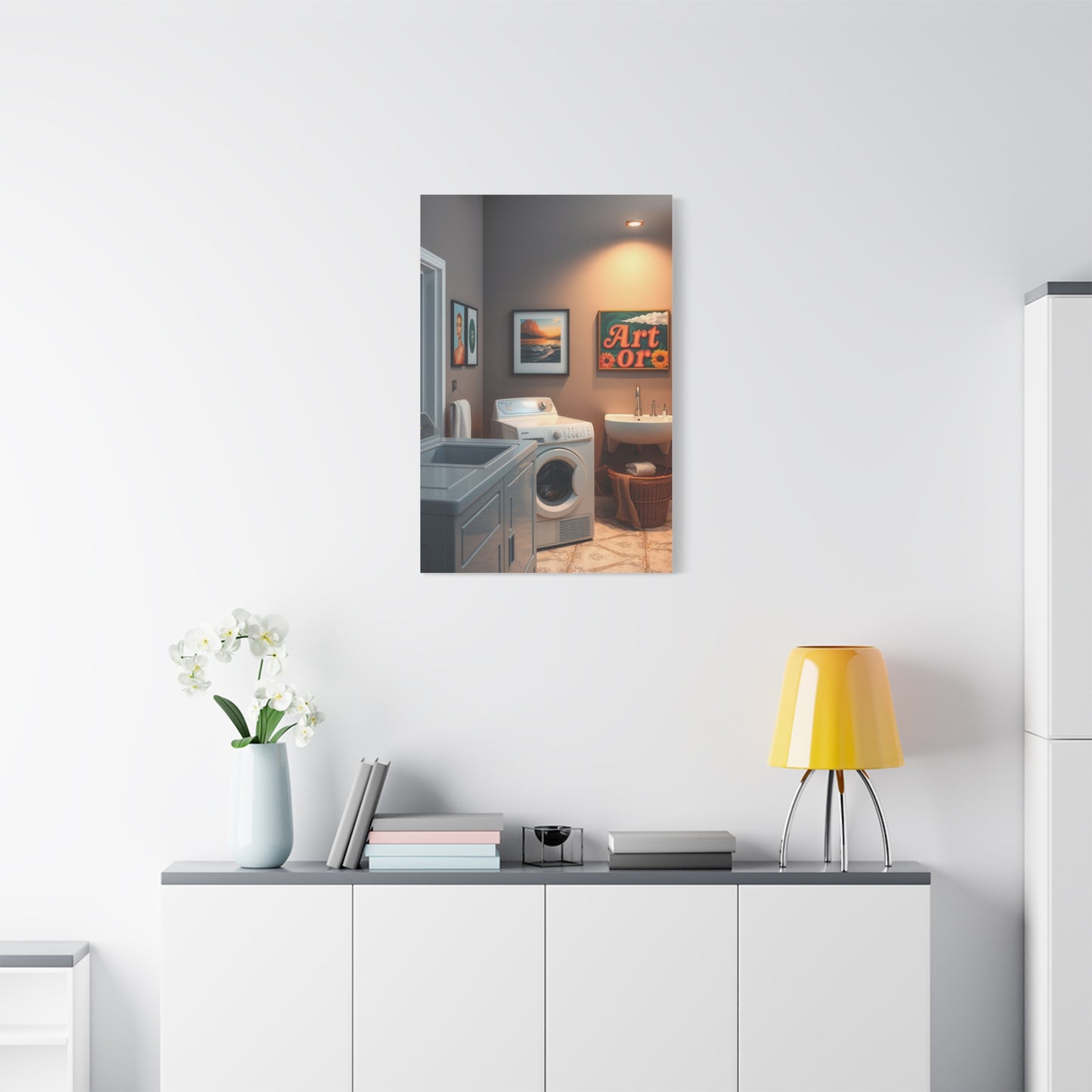 Laundry Room Art Refined Canvas Wall Art & Canvas Print