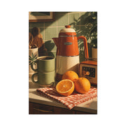 Retro Kitchen Still Life Composition Wall Art & Canvas Print