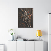 Rodeo Bronc Rider Metal Relief Panel Wall Art & Canvas Print