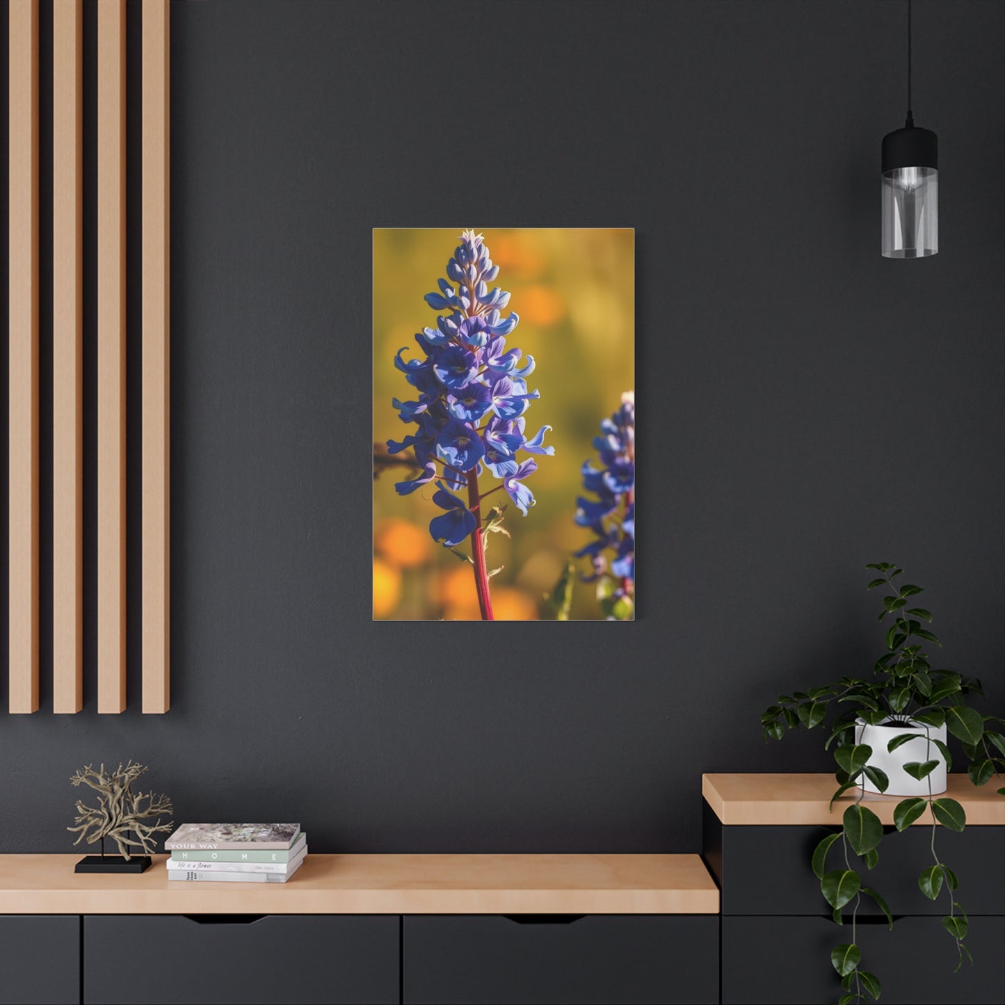 Bluebonnet Flower Art Luxury Canvas Wall Art & Canvas Print