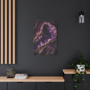 Amethyst Geode Crystal Abstraction Wall Art & Canvas Print