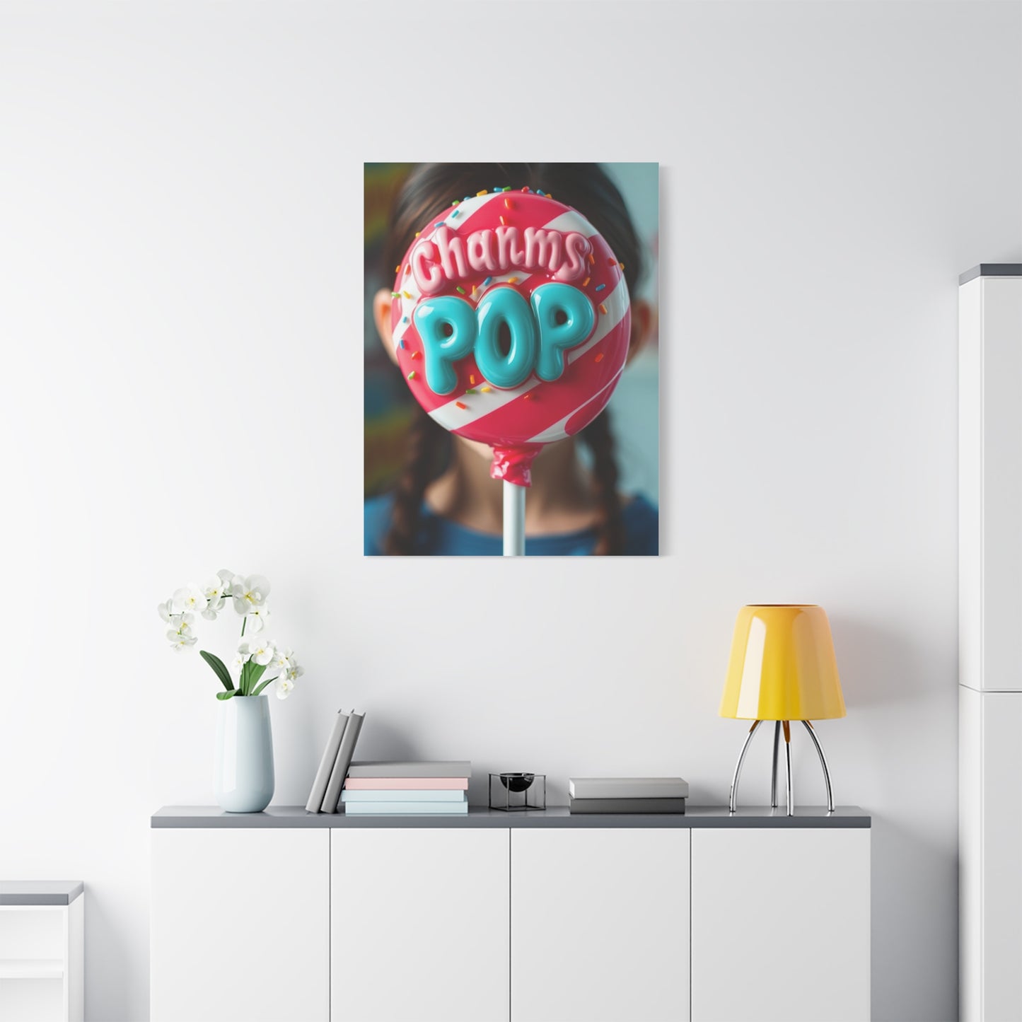 Sophisticated Candy Whirl Wall Art & Canvas Print