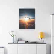 Skyward Sunset Departure Wall Art & Canvas Prints
