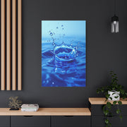 Crowned Water Splash Wall Art & Canvas Prints
