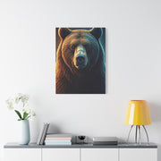 Warm & Cool Contrast Grizzly Portrait Wall Art & Canvas Prints