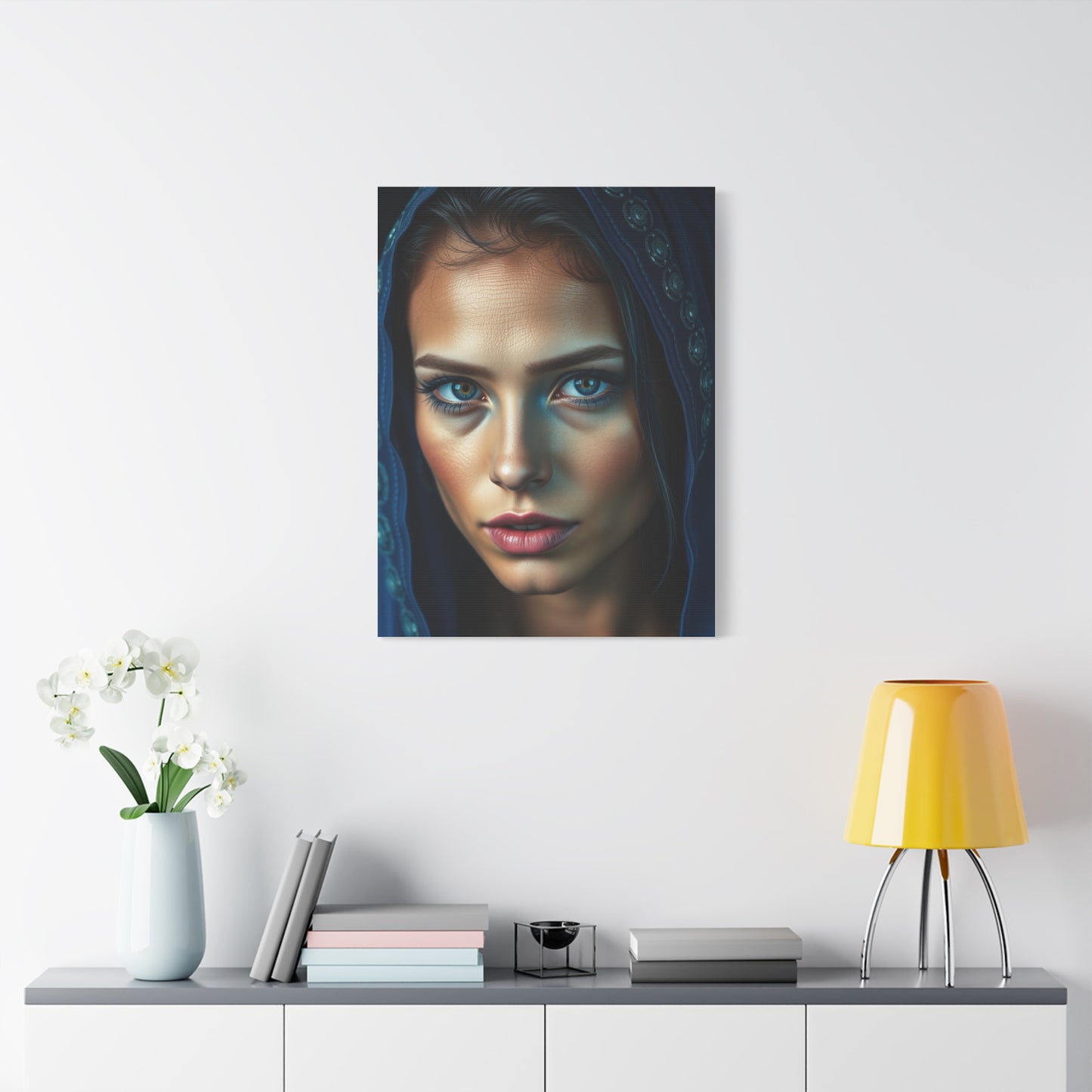 Cerulean Harmony Canvas Wall Art & Canvas Print