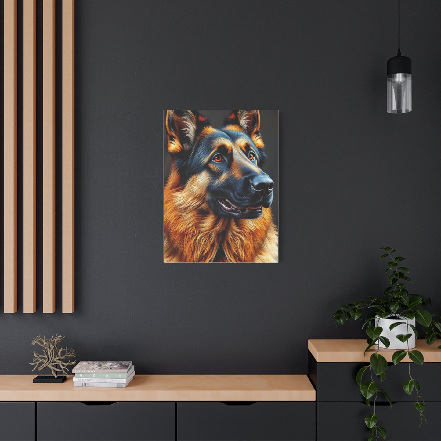 Masterpiece German Shepherd Art Vision Wall Art & Canvas Print