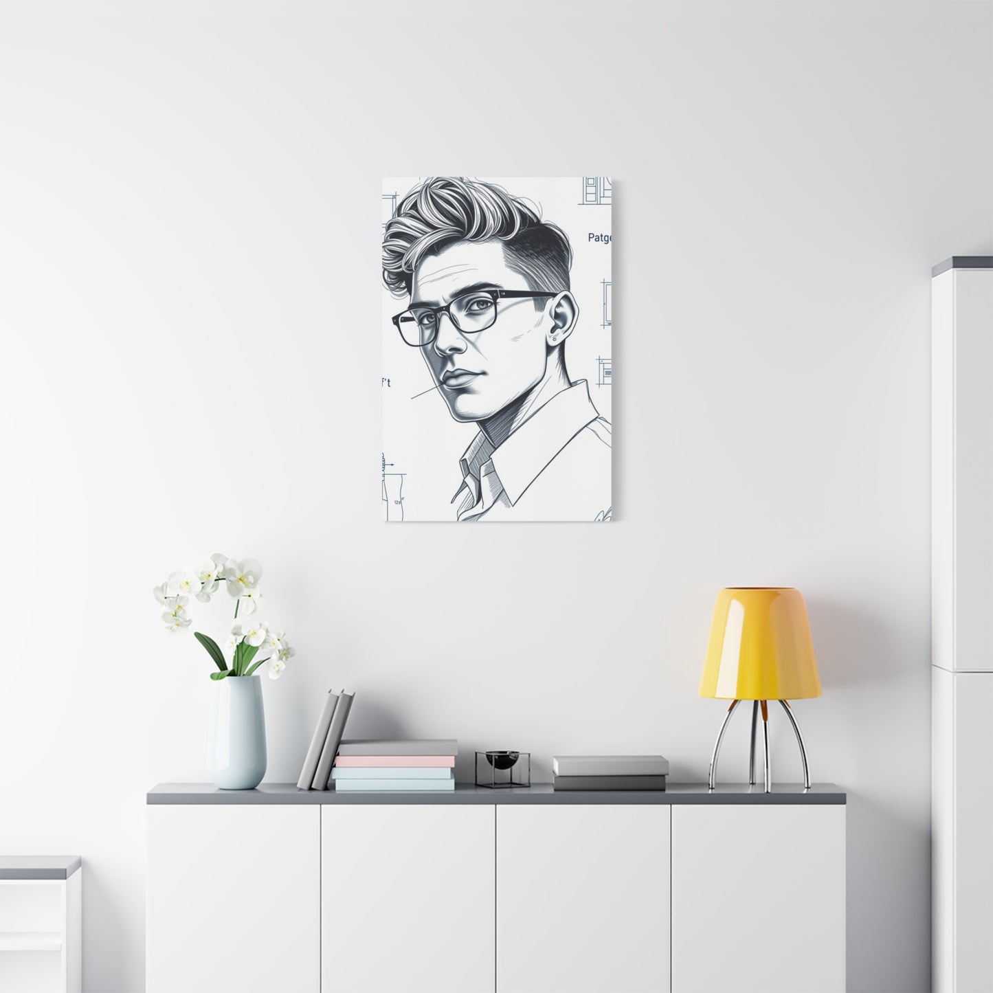 Supreme Art Collection Blueprint & Patent Sketches  Wall Art & Canvas Print