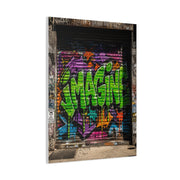 Imagine Graffiti Alley Door Street Wall Art & Canvas Print