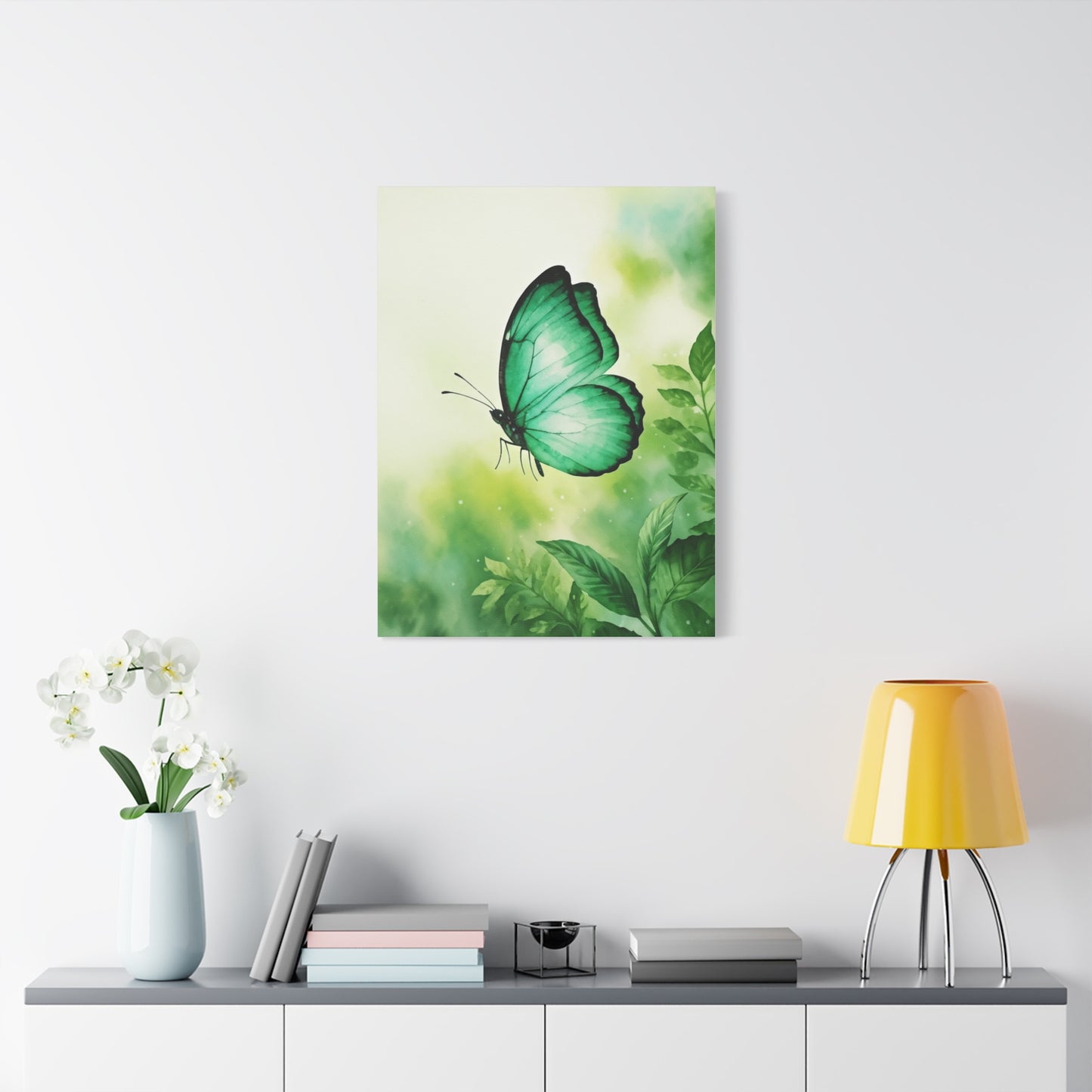 Emerald Forest Butterfly Dream Wall Art & Canvas Prints