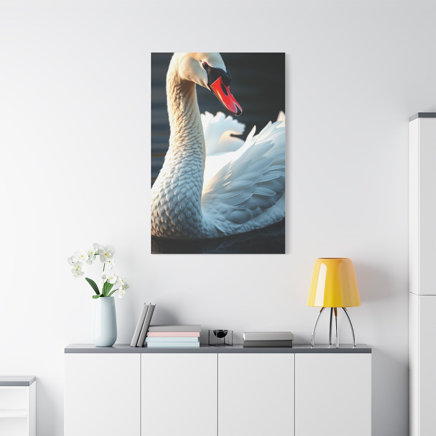Swan Art Supreme Canvas Wall Art & Canvas Print