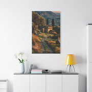 Tuscan Green Olive Grove Landscape Wall Art & Canvas Print