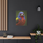 Vibrant Colorburst Sparrow Portrait Wall Art & Canvas Prints