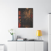 Neon Tokyo Alley Graffiti Street Wall Art & Canvas Print