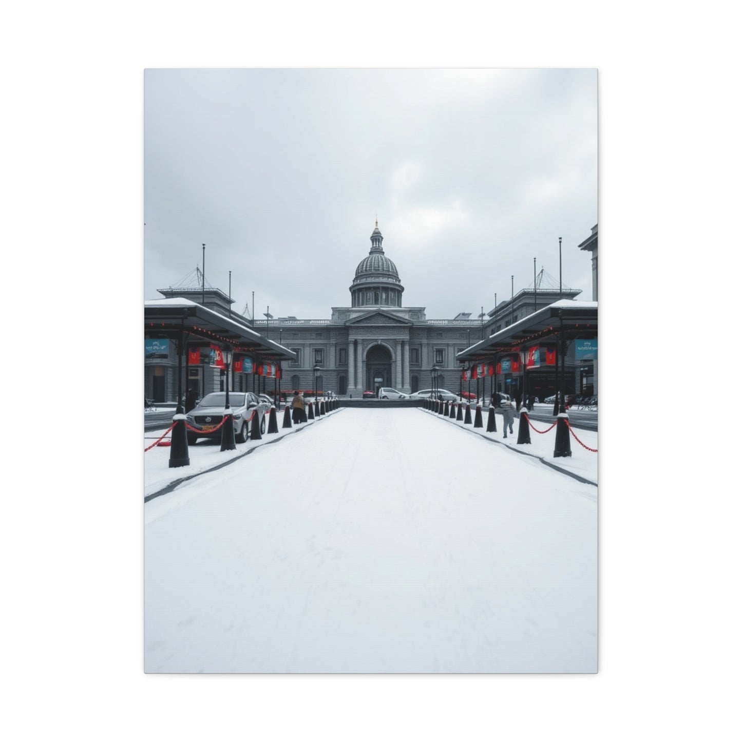 Gray & White Art Refined Canvas Wall Art & Canvas Print