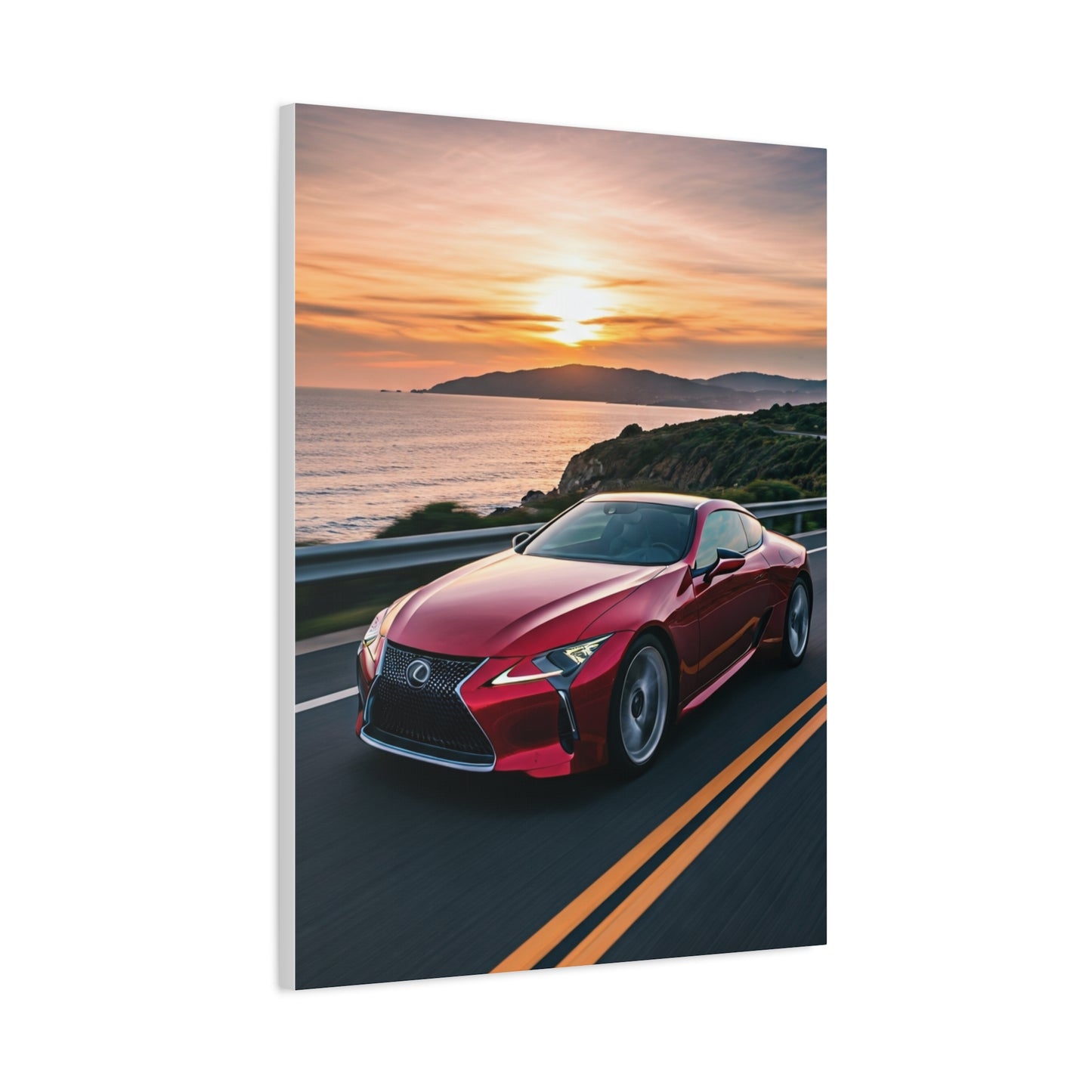 Lexus LC 500 Luxury Scenic Drive Wall Art & Canvas Prints