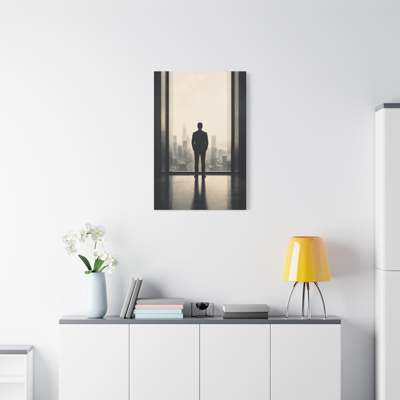 Leadership Vision Window Silhouette Wall Art & Canvas Print