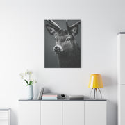 Highland Stag Moonlight Profile Wall Art & Canvas Print