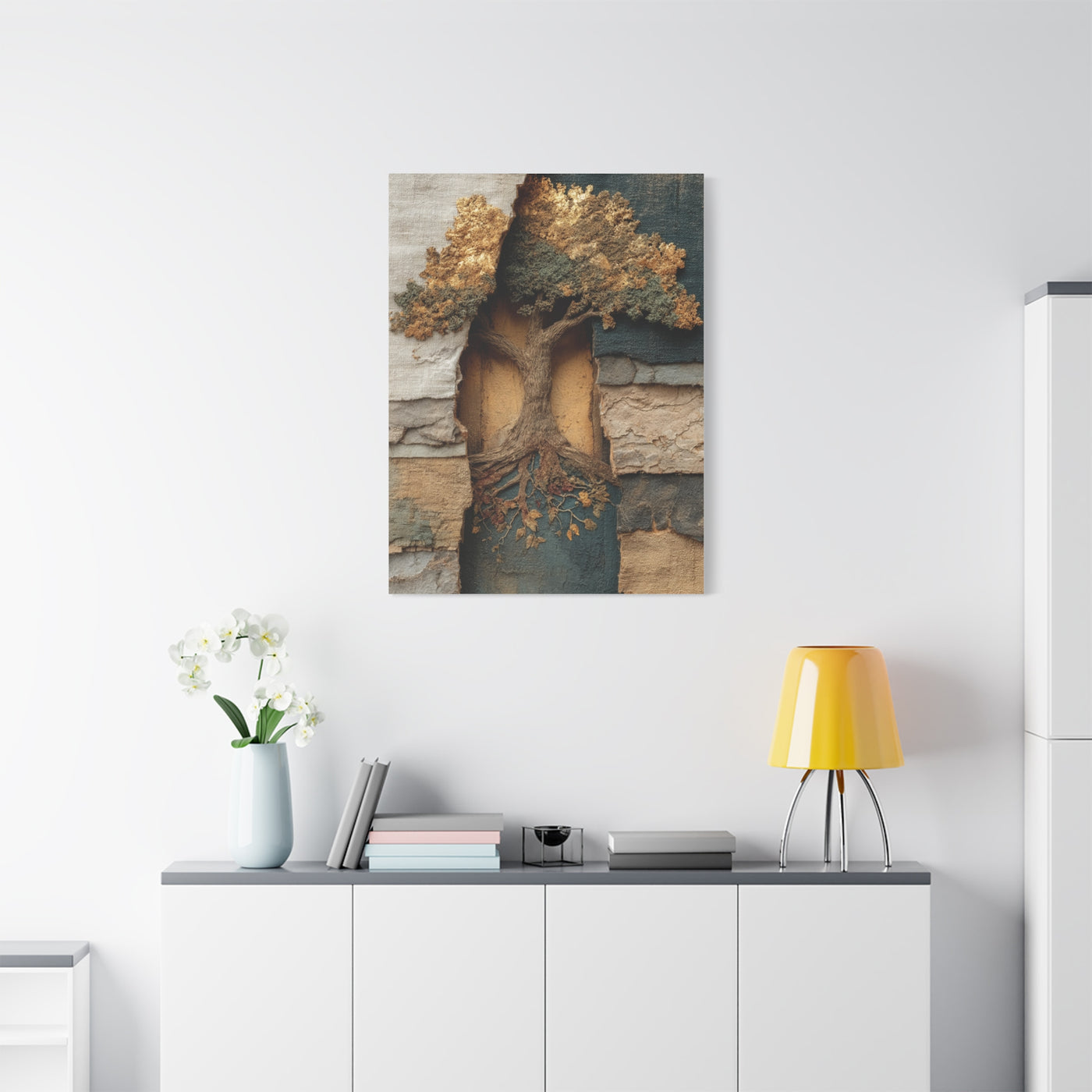 Tree of Life Textural Relief Wall Art & Canvas Print