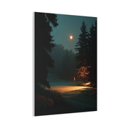 Moonlit Golf Green Cinematic Wall Art & Canvas Print