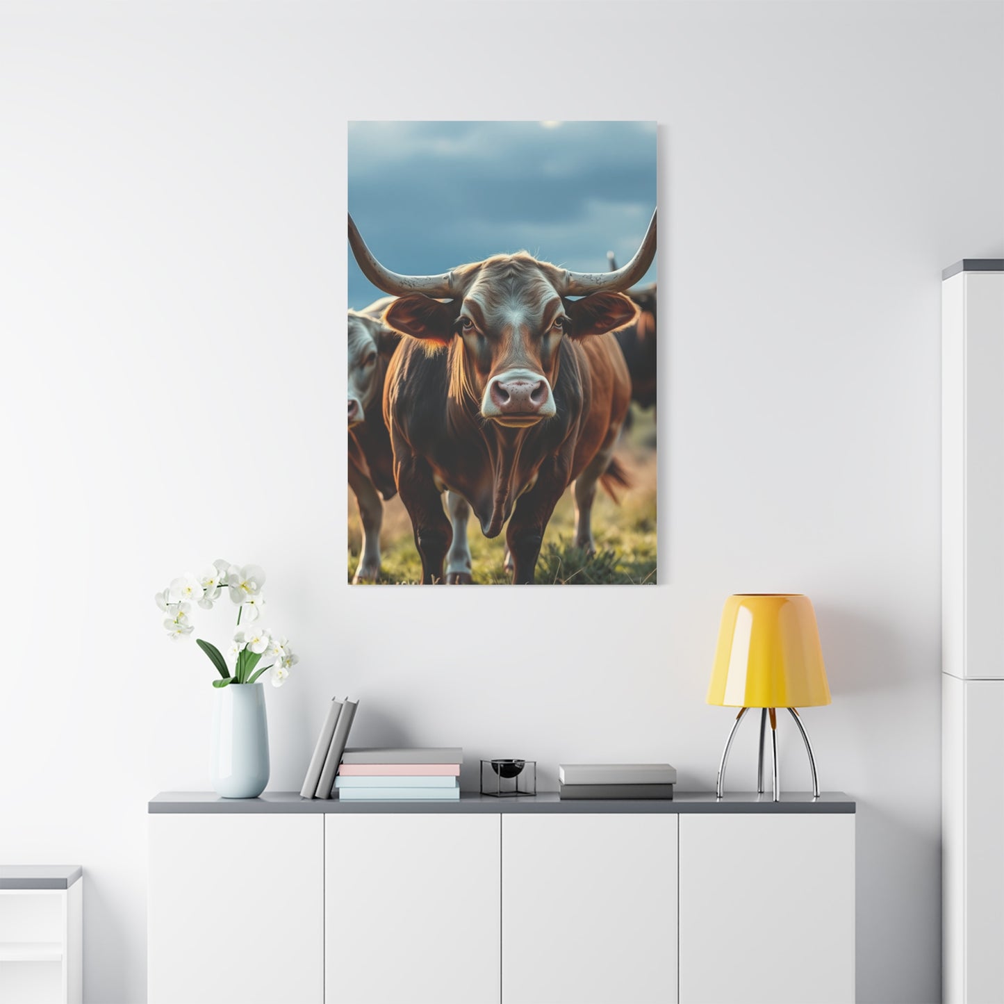 Serene Ruminant Elegance Wall Art & Canvas Print