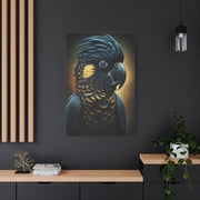 Majestic Black Cockatoo Portrait Wall Art & Canvas Prints