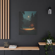 Moonlit Golf Green Cinematic Wall Art & Canvas Print
