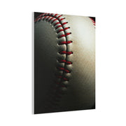Close-Up Baseball Stitch Detail Wall Art & Canvas Prints