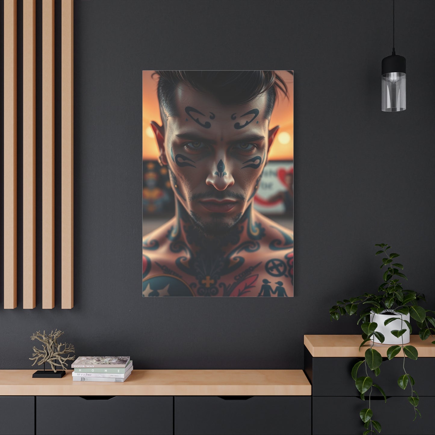 Supreme Tattoo Parlor Art Beautiful Collection Wall Art & Canvas Print