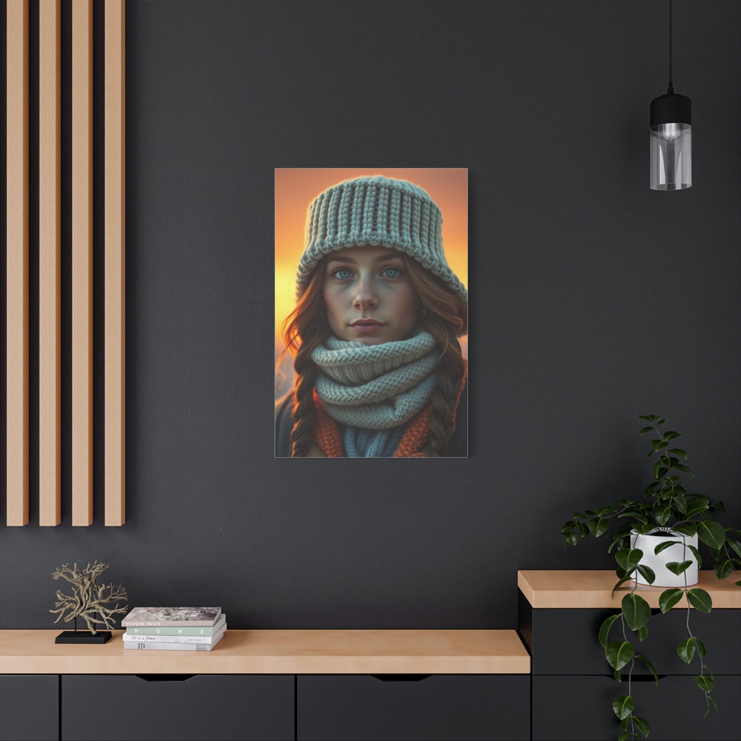 Blazing Aura Canvas Wall Art & Canvas Print