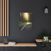 Lamborghini Gallardo Forest Road Charge Wall Art & Canvas Prints