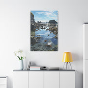 Tide Pools Along Rocky Coastal Shore Wall Art & Canvas Print