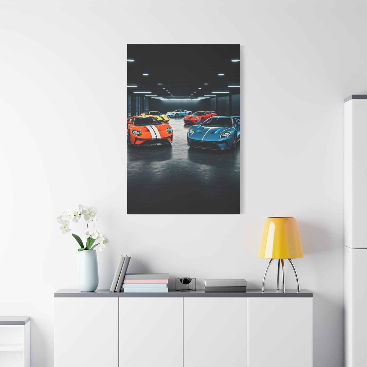 Ford GT Heritage Dream Garage Wall Art & Canvas Prints